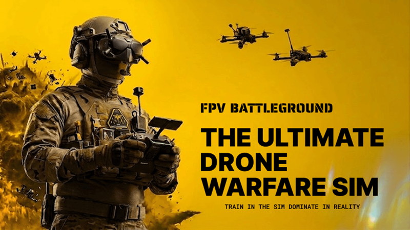 Tangkapan layar dalam game: lingkungan taktis dan UI di FPV Battleground